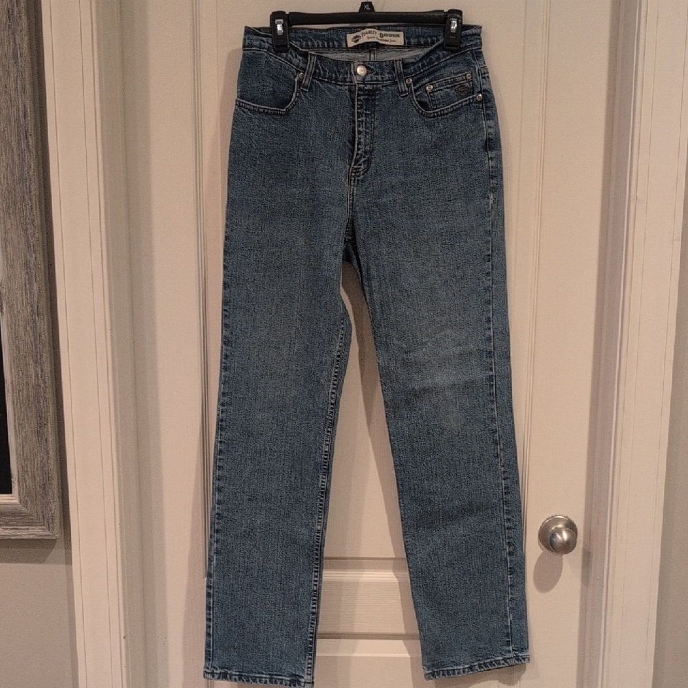Women's Harley-Davidson Blue Denim Jeans Sz 8
